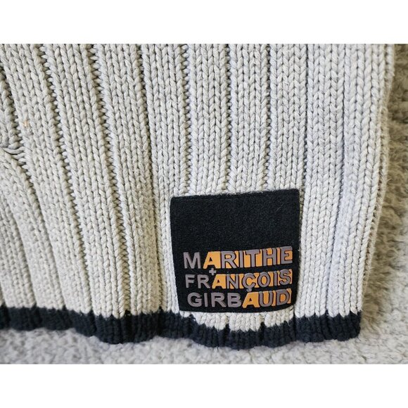 Marithe Francois Girbaud Mock Neck Sweater Y2k Hip Hop Skater Hipster Size XXL - Picture 7 of 12